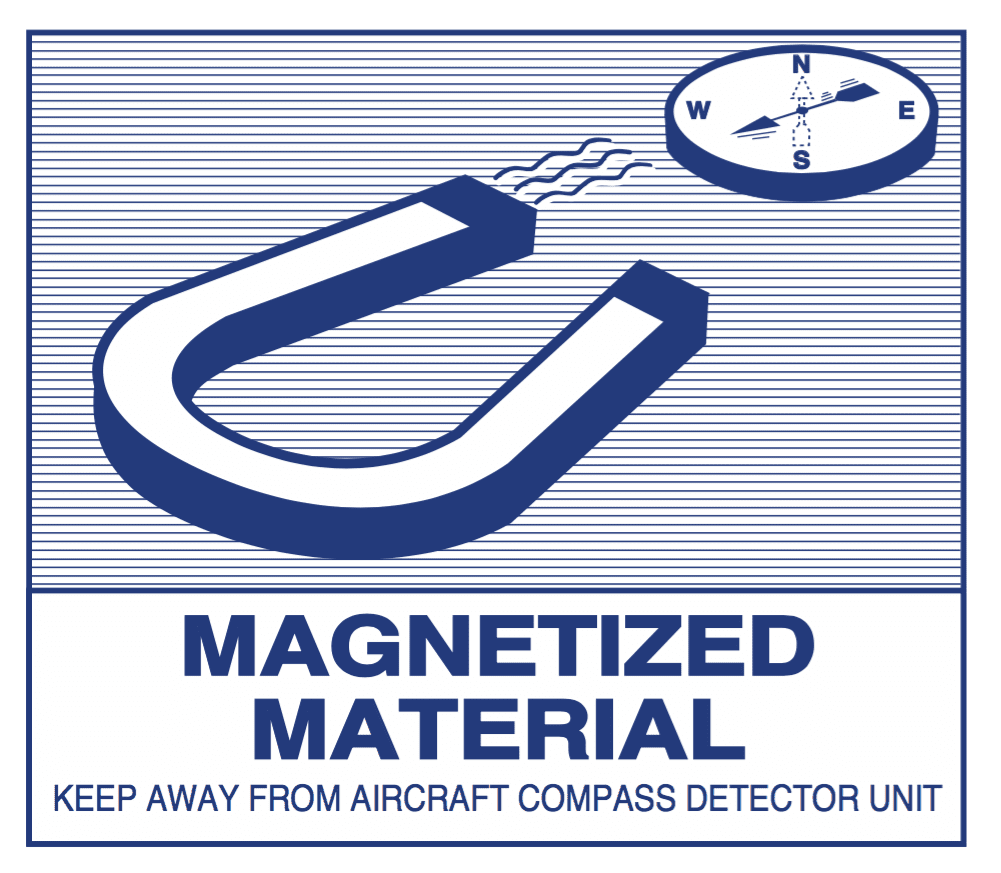 Magnetized Label (IATA). Buy Securely